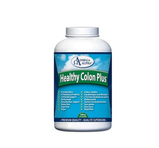 Omega Alpha Healthy Colon Plus Powder 340g - CAFORIA.CA