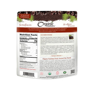 Organic Traditions Acai Berry Powder 100g - CAFORIA.CA