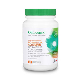 Organika Boswellia - Curcumin 90 Vegetarian Capsules - CAFORIA.CA