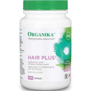 Organika Hair Plus 120 Capsules - CAFORIA.CA