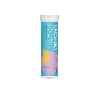 Organika Instant C Effervescent - Raspberry 1 tube (10tabs) - CAFORIA.CA