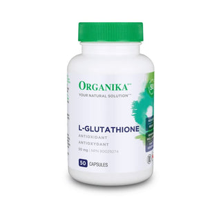 Organika L - Glutathione 50mg 50 Capsules - CAFORIA.CA