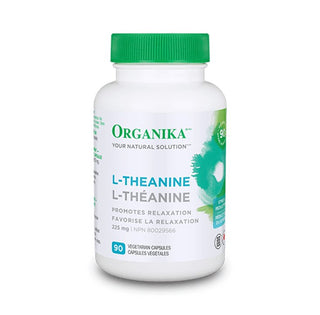 Organika L - theanine 90 Capsules - CAFORIA.CA