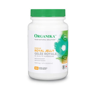 Organika Premium Royal Jelly 1000mg 90 Softgels - CAFORIA.CA