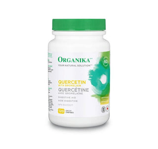 Organika Quercetin with Bromelain 120 Caps - CAFORIA.CA