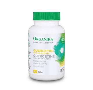 Organika Quercetin with Bromelain 60 Caps - CAFORIA.CA