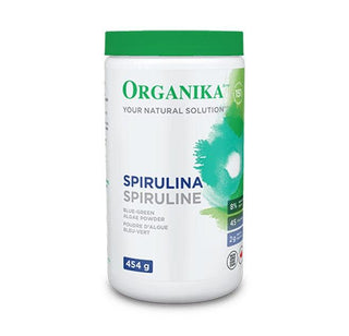 Organika Spirulina Blue - Green Algae Powder 454g - CAFORIA.CA