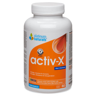 Platinum Naturals Activ - X Multivitamin For Men 120 Softgels - CAFORIA.CA