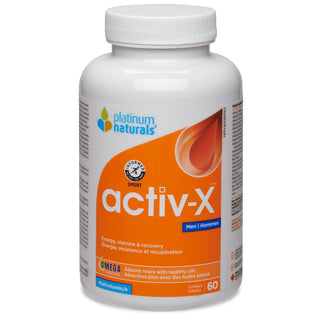 Platinum Naturals Activ - X Multivitamin For Men 60 Softgels - CAFORIA.CA