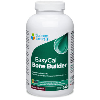 Platinum Naturals EasyCal Bone Builder 240 Softgels - CAFORIA.CA