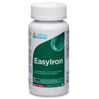 Platinum Naturals EasyIron 60 Liquid Veggie Capsules - CAFORIA.CA