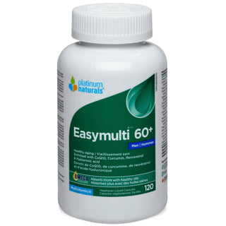 Platinum Naturals Easymulti 60+ For Men 120 Softgels - CAFORIA.CA