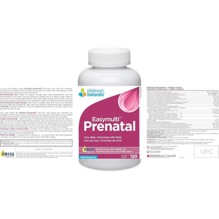 Platinum Naturals Easymulti Prenatal 120 Softgels - CAFORIA.CA