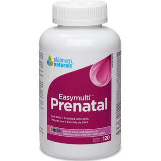 Platinum Naturals Easymulti Prenatal 120 Softgels - CAFORIA.CA