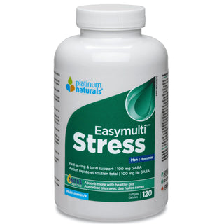 Platinum Naturals Easymulti Stress Men 120 Softgels - CAFORIA.CA