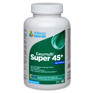 Platinum Naturals Easymulti Super 45+ For Men 120 Softgels - CAFORIA.CA