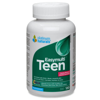 Platinum Naturals Easymulti Teen for Young Women 120 Softgels - CAFORIA.CA