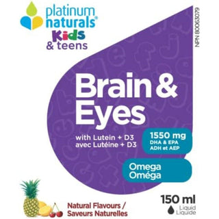 Platinum Naturals Kids Brain & Eyes Liquid 150ml - CAFORIA.CA