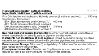 Platinum Naturals Omega Super 800 120 Softgels - CAFORIA.CA