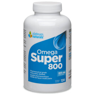 Platinum Naturals Omega Super 800 120 Softgels - CAFORIA.CA