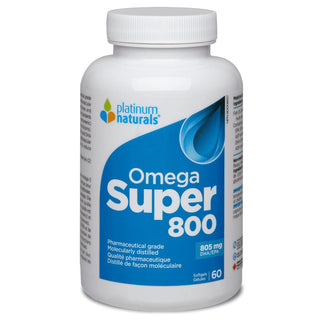 Platinum Naturals Omega Super 800 60 Softgels - CAFORIA.CA