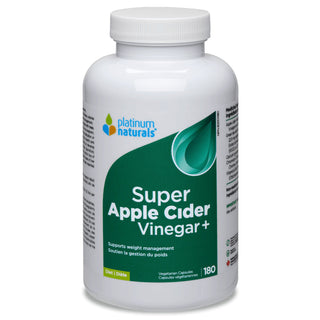 Platinum Naturals Super Apple Cider Vinegar + 180 Veggie Capsules - CAFORIA.CA