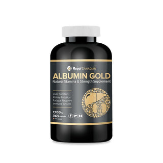 Royal Canadian Albumin Gold 1700mg 365 caps - CAFORIA.CA