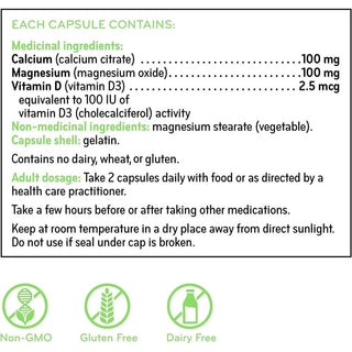 Sisu Calcium & Magnesium 1:1 300 Capsules - CAFORIA.CA