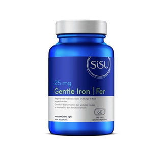 Sisu Gentle Iron 25mg 60 Vcaps - CAFORIA.CA