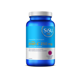 Sisu Kids Ester C® 250 mg 120 Tablets - Wild Berry - CAFORIA.CA