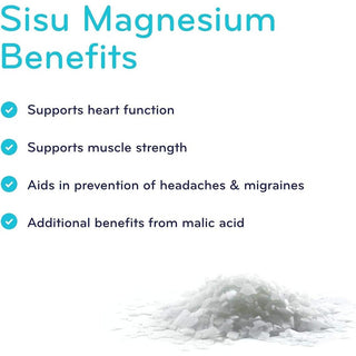 Sisu Magnesium Malate 250 mg, 200 Veggie Capsules - CAFORIA.CA