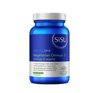 Sisu Vegetarian Omega 3 60 Softgels - CAFORIA.CA