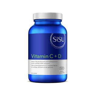 Sisu Vitamin C Plus D 500mg + 500IU 120 Tablets - CAFORIA.CA