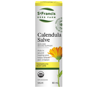 St. Francis Herb Farm Calendula Salve 60ml - CAFORIA.CA