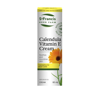 St. Francis Herb Farm Calendula Vitamin E Cream 60ml - CAFORIA.CA