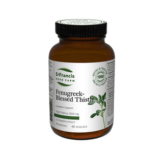 St. Francis Herb Farm Fenugreek - Blessed Thistle 60 Vcaps - CAFORIA.CA